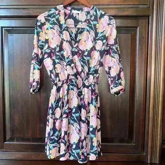 Lush woman’s Dress, Floral, Black & Pink! Size S - Picture 11 of 11